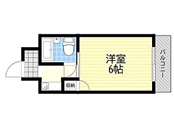 ITRマンション 1Kの間取図画像
