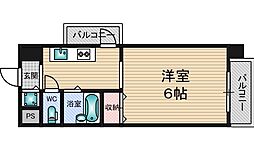 ファイブツー 1Kの間取図画像