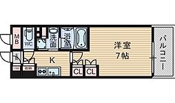 Urbanex江坂広芝 1Kの間取図画像