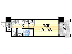 PARKFLATSESAKA 1Kの間取図画像
