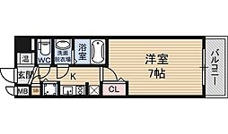 アドバンス新大阪CityLife 1Kの間取図画像