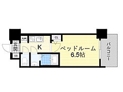 BRANSIESTA加島 1Kの間取図画像
