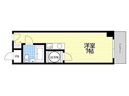 オリエント新大阪アーバンライフ ワンルームの間取図画像