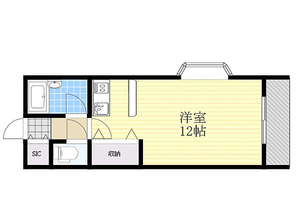 マルシン5 ｜大阪府大阪市東淀川区菅原３丁目(賃貸マンション1R・5階・29.67㎡)の写真 その2