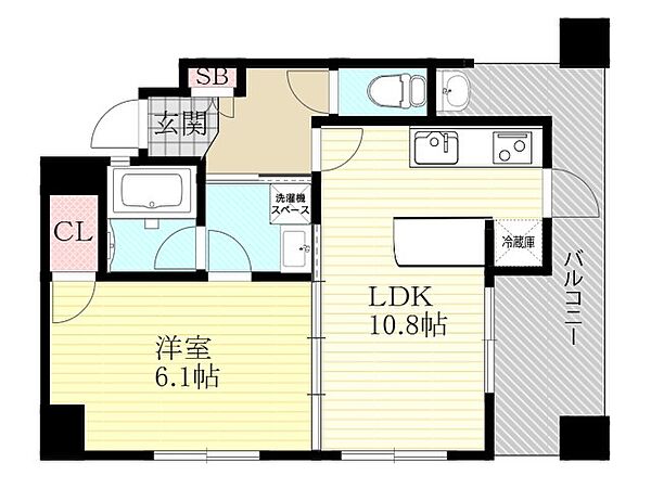 エステムプラザ江坂公園エイジアム ｜大阪府吹田市垂水町３丁目(賃貸マンション1LDK・4階・36.32㎡)の写真 その2