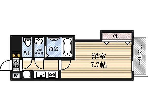 Luxe新大阪EAST1 ｜大阪府大阪市東淀川区東中島６丁目(賃貸マンション1K・5階・26.04㎡)の写真 その2