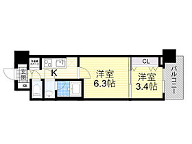 スプランディッド8  ｜ 大阪府大阪市淀川区加島３丁目（賃貸マンション2K・6階・30.00㎡） その2