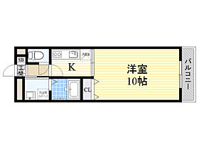 アンプルールクラージュコリーヌシャン2  ｜ 大阪府豊中市宮山町４丁目3番40号（賃貸アパート1K・1階・32.89㎡） その2