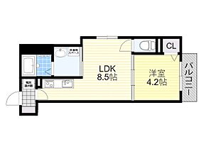 F asecia Laud  ｜ 大阪府吹田市青葉丘北（賃貸アパート1LDK・3階・30.79㎡） その2