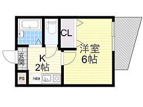 ウェル千里  ｜ 大阪府吹田市五月が丘北2番13号（賃貸マンション1K・5階・18.25㎡） その2