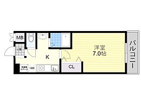 ハイツクローバー2  ｜ 大阪府吹田市岸部北２丁目（賃貸マンション1K・1階・22.20㎡） その2