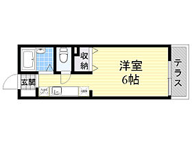 リベーラ辻  ｜ 大阪府吹田市岸部中３丁目10番13号（賃貸アパート1K・1階・20.03㎡） その2