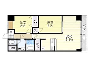 MShills千里丘　south  ｜ 大阪府吹田市尺谷（賃貸マンション2LDK・3階・62.15㎡） その2