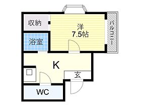 TABIYADO SENRIKITA  ｜ 大阪府茨木市豊川４丁目（賃貸マンション1K・2階・23.00㎡） その2