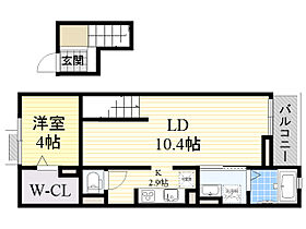 プリムヴェール  ｜ 大阪府池田市神田４丁目13番12号（賃貸マンション1LDK・4階・44.78㎡） その2