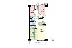 ベルシャトゥ武蔵藤沢 3LDKの間取図画像