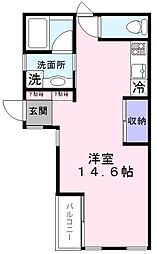 モン・サン・リュール経堂 ワンルームの間取図画像