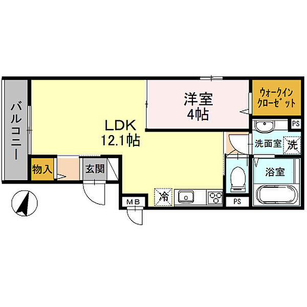 ディアコート住吉本町 201｜兵庫県神戸市東灘区住吉本町2丁目(賃貸アパート1LDK・2階・41.30㎡)の写真 その2