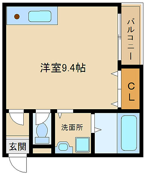 アベールクガ 203｜兵庫県神戸市垂水区陸ノ町(賃貸マンション1R・2階・31.26㎡)の写真 その2