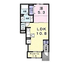 ＤＫ　ＳＥＬＥＣＴ　宝殿2 102 ｜ 兵庫県加古川市東神吉町西井ノ口（賃貸アパート1LDK・1階・40.02㎡） その2