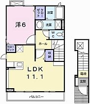 アウローラ玉手2Ａ棟 201 ｜ 兵庫県姫路市玉手（賃貸アパート1LDK・2階・46.09㎡） その2