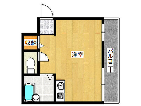 シティライフ稗原 201｜兵庫県神戸市灘区稗原町2丁目(賃貸マンション1R・2階・18.67㎡)の写真 その2