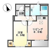 アルジャン 101 ｜ 兵庫県姫路市玉手1丁目（賃貸アパート1LDK・1階・41.77㎡） その2