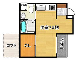 シティフラット灘 204 ｜ 兵庫県神戸市灘区岩屋中町3丁目（賃貸マンション1R・2階・22.09㎡） その2