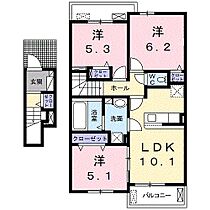 エルモンテ 202 ｜ 兵庫県高砂市阿弥陀町魚橋（賃貸アパート3LDK・2階・64.74㎡） その2