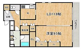 メトロポリタン 101 ｜ 兵庫県神戸市東灘区岡本2丁目（賃貸マンション1LDK・1階・65.80㎡） その2