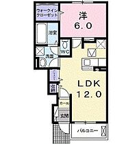 プルミエル A102 ｜ 兵庫県姫路市網干区津市場（賃貸アパート1LDK・1階・44.55㎡） その2