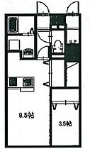 フルール 102 ｜ 兵庫県姫路市大津区勘兵衛町2丁目（賃貸アパート1LDK・1階・33.77㎡） その2