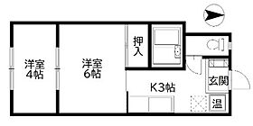 ロイヤルハイツ野々市 305 ｜ 石川県野々市市住吉町5-5（賃貸マンション2K・3階・25.73㎡） その2