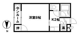 アイビーハイツ 103 ｜ 石川県野々市市扇が丘20-5（賃貸マンション1K・1階・26.28㎡） その2