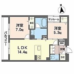 物件の間取り