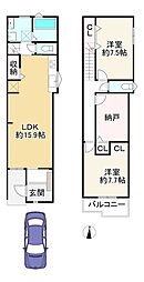 物件画像 東淀川区下新庄1丁目　新築戸建　2ＳＬＤＫ