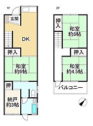 東淀川区北江口2丁目 中古戸建 3SDK