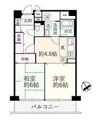 間取図画像 2DK