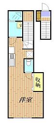 リブ・グランデ 1Kの間取図画像