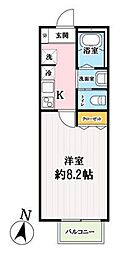 間取図画像 1K