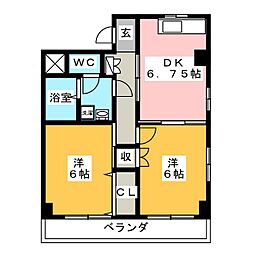 間取図画像 2DK