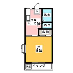 間取図画像 1DK