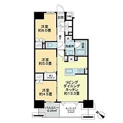 ヴェレーナ浦和領家 3LDKの間取図画像