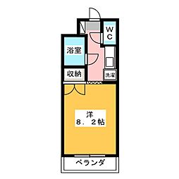 第三馬橋マンション 1Kの間取図画像