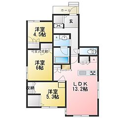 HEBEL MAISON DUO 3LDKの間取図画像