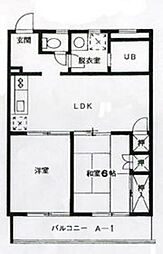 グランデメゾン大石 2LDKの間取図画像