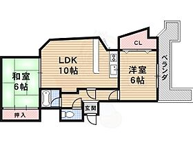 アメニティ夢2  ｜ 大阪府門真市新橋町8番6号（賃貸マンション2LDK・3階・57.00㎡） その2