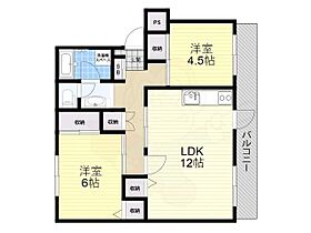 大阪府枚方市藤阪西町（賃貸アパート2LDK・5階・58.65㎡） その2