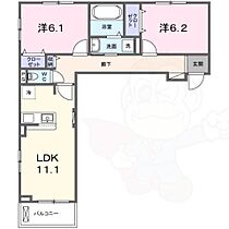 プラシードセレノカーサ3  ｜ 大阪府寝屋川市東神田町21番6号（賃貸アパート2LDK・3階・58.24㎡） その2