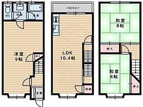 大阪府門真市泉町（賃貸一戸建3LDK・1階・68.00㎡） その2